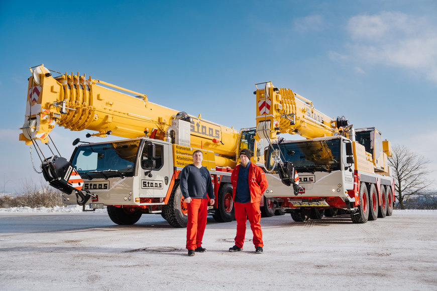 100 per cent Liebherr: two new mobile cranes for Staas